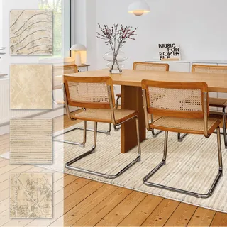 Astra Lou D.253 C.003 Streifen creme-grau 200x280 cm