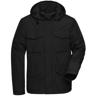 Men's Business Jacket Wattierte Jacke in cleaner Optik für Business und Freizeit schwarz, Gr. 3XL