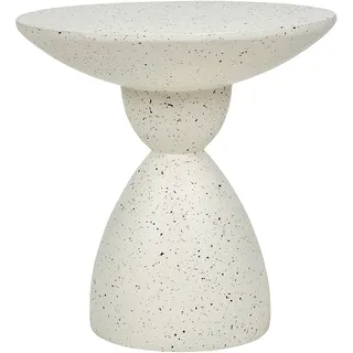 Beliani Beistelltisch Ø 50 x 50 cm Weiß