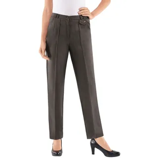 Webhose CLASSIC Gr. 54, Normalgrößen, braun (braun, meliert) Damen Hosen Stoffhosen