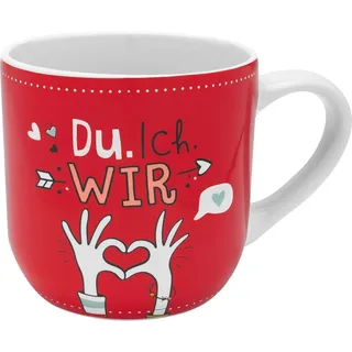 Sheepworld Tasse Kaffeetasse Kaffeebecher Teetasse Tasse Sheepworld H)PPY life 50cl, Material: Steinzeug