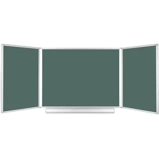Grüne Klapptafel, Kreidetafel, Keramik / magnetisch, 2400 x 900 mm