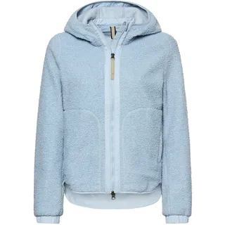 CAMEL ACTIVE Damen Polar-Fleecejacke mit Fester Kapuze Hellblau, womenswear-48 - 48