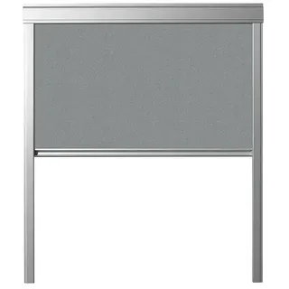 Verdunkelungsrollo DUA  (Grau, 55 x 78 cm, Passend für: Dachfenster 55 x 78 cm von Solid Elements, VELUX®, FAKRO®)