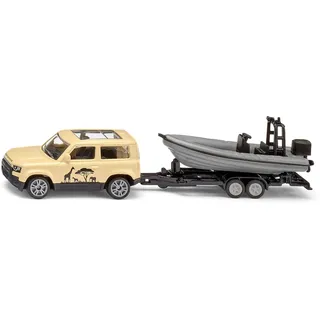 Siku 1126 - Land Rover Defender Safari with Boat, 170x36x41mm