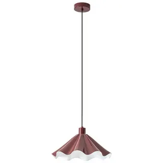 Lindby Hängeleuchte Lilliet, Metall, Rot IP20, 1 x 15 W LED rot