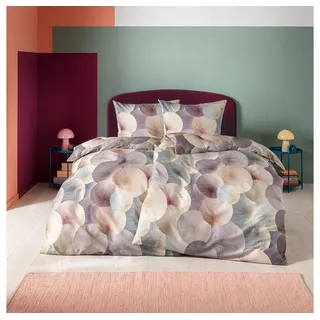 Estella Pamela Grafisch Satin Beige/Taupe 155 x 220 cm + 80 x 80 cm