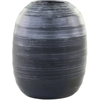Chic Antique Vase Limoux aus Keramik, Ø16 x H23 cm,  antik schwarz