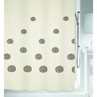Spirella Duschvorhang Tribal 180 x 200 cm beige