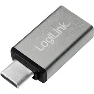 Logilink USB-C auf USB-A Adapter Silber