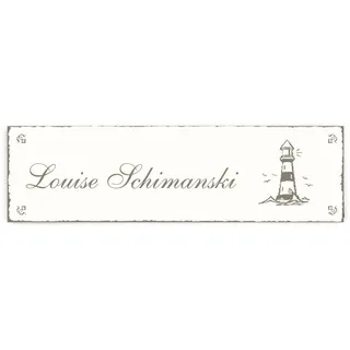 Selbstklebendes Namensschild « LEUCHTTURM 01 » Türschild mit persönlichem Wunschnamen und Motiv - Klingelschild Name - Nordsee Ostsee Möwen