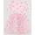 Gemustertes Tüllkleid mit Glitzerprint und Puffärmeln pink 116