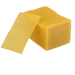 30 Stück Bienenwachs-Blätter, Bienenwachs-Blätter für Kerzenherstellung, natürlicher Bienenstock-Wachs-Rahmen, Imkerei-Ausrüstung für Handwerk, DIY-Kerzenherstellungsset, Bienenwachsplatten für