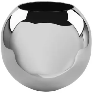 Fink Dekovase Vase Moon Vernickelt Silber (25cm)