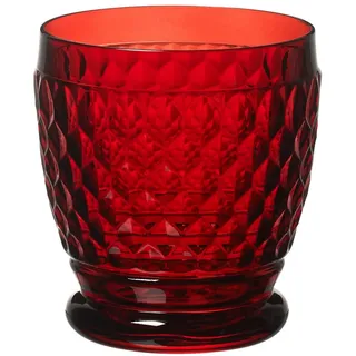 Villeroy & Boch Cocktailglas Boston coloured Becher red 0,33 l, Bleikristall 24% rot