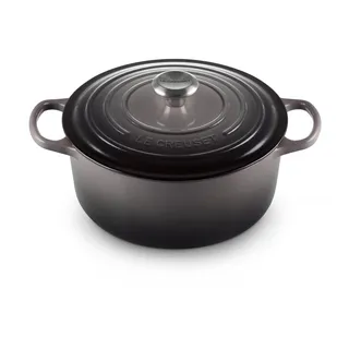 Le Creuset Signature Bräter 26 cm rund flint