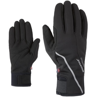 Ziener Herren ULTIMO Langlauf/Nordic/Crosscountry-Handschuhe | Primaloft Winddicht Soft-Shell, black, 9