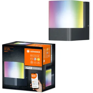 LEDVANCE Außenleuchte Aluminium änderbare RGB-Farben 1 Stück silber