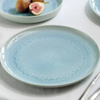 6er Set like. by Villeroy & Boch Speiseteller Crafted Blueberry Ø 25,9 cm Premium Porcelain Blau 26