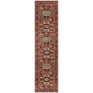 KADIMA DESIGN Läufer geometrisch Rot, 66 x 300 cm - GLAZERT Kadima Design