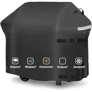 7138 Grill Abdeckung für Weber Spirit 200 Serie, Spirit E210, S210, E21 2 Brenner Grillgas, Anti-Fade wasserdichte UV-beständige Gas Grill Abdeckung 600D Heavy Duty BBQ Grillabdeckung