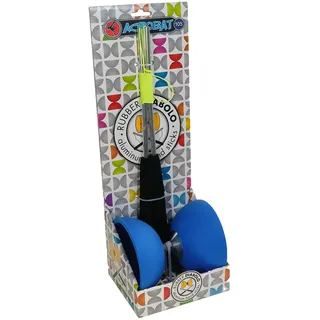 Acrobat Diabolo-Set Blau mit Aluminiumstäben – Leistung und Eleganz