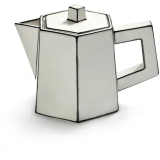 Serax Kaffee-/Teekanne Weiß-Schwarz Carte Blanche