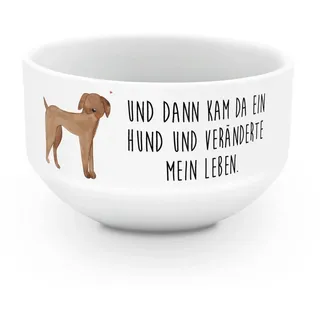 Mr. & Mrs. Panda Müslischale Hund Dogge, schale, Weiß, Herz, Dogge, Verliebt, Schüssel, Obstschale, Keramik, (Packung), bedruckte Müslischale reisschüssel Design Schale weiß