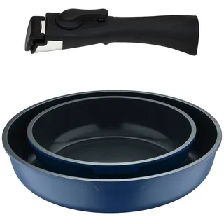 BERGNER Click&Cook Pfannen-Set 2-tlg. 22 cm + 26 cm