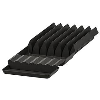 Uppdatera Messerfach 20x50 cm - Einsatz für Schubladen - Messerhalter - schwarz