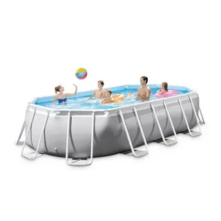 Intex - Prism Frame Swimmingpool-set Oval 503x274x122 Cm 26796gn
