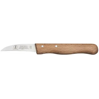 OEM Tante Käthe Schälmesser 5 cm Braun/Silber