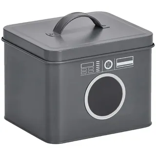 Zeller Present Waschpulver-Box Metall Anthrazit 3,
