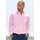 H I S H I S Herren Gr L 41/42 N-Gr rosa Web Obermaterial 100 Baumwolle unifarben regular fit Rundhals Manschette Hemden mit Kentkragen Oxford-Qualität aus reiner Baumwolle