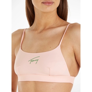 Bandeau-Bikini-Top TOMMY HILFIGER SWIMWEAR "BRALETTE" Gr. S (36), N-Gr, pink (pink crystal) Damen Bikini-Oberteile Ocean Blue für Schwimmen