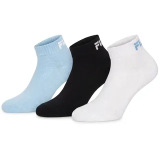 Fila UNISEX INVISIBLE PLAIN SOCKS 3-Paar Blau 43-46