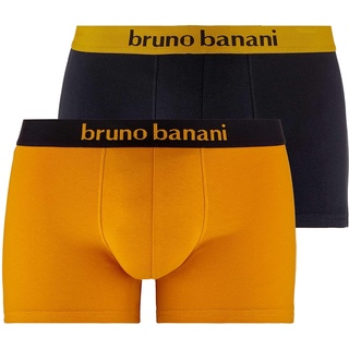 Bruno Banani, Herren, Unterhosen, 2er Pack Flowing Retro Short / Pant, Gold, (L, 2er Pack)