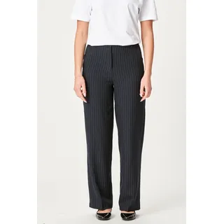 Klassischer Anzug Pants - Navy Nadelstreifen - TeeShoppen