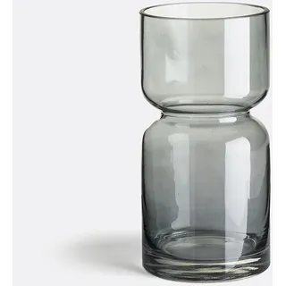 La Redoute Interieurs Vase Sinao, Rauchglas, H. 22 Cm Rauchgrau