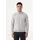 mit geripptem Stehkragen aus Baumwolle Regular Fit beige M 48