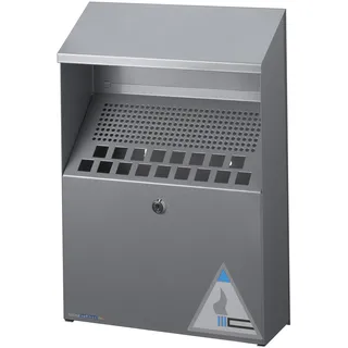 Durable Wandaschenbecher mit Deckel Silber