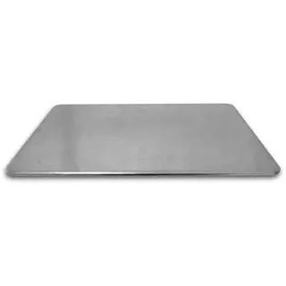 SMOKI Massiver Backstahl & Pizzastahl 5mm (38x33cm) | Grillplatte & Backplatte für perfekte Pizza, Flammkuchen & Brot | Extrem wärmeleitfähig für Ofen & Gasgrill | Modell 9531