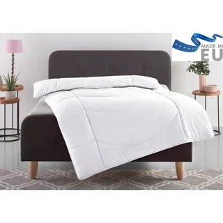 OTTO home Microfaserbettdecke OTTO HOME "Microlux, 100% Polyester, Bettdecke 135x200 cm bis 240x220cm", weiß, B:155cm L:220cm, Bezug: 100% Polyester. Obermaterial: 100% Polyester.