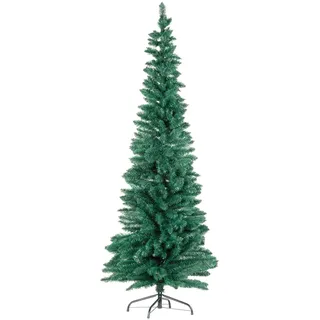 Schmaler Künstlicher Weihnachtsbaum ca. 65 x 180cm 400 Zweige Ständer: ca. 40 cm