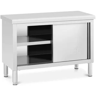 Royal Catering Edelstahl-Arbeitsschrank ECO 120 x 50 cm