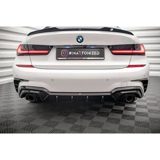 Maxton Design Heckdiffusor für BMW 3er M-Paket G20 / G21 (auch für Fahrzeuge mit Anhängerkupplung) Hochglanz schwarz