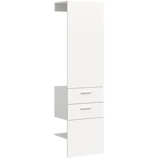 xonox.home Garderobenpaneel Vaga 52 x 190 x 36 cm Weiß