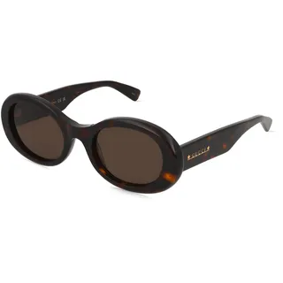 Gucci GG1587S Damen-Sonnenbrille Vollrand Rund Recycled Acetat-Gestell, braun
