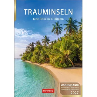 Harenberg Trauminseln Wochenplaner 2027 Weiß