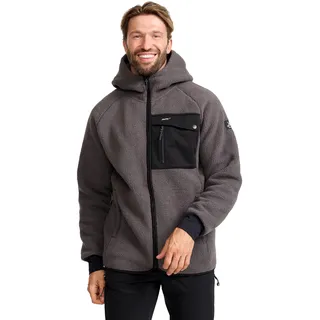 RevolutionRace Sherpa Hoodie für Herren, Outdoor Fleecejacken perfekt für Wanderungen und Outdoor-Abenteuer, Magnet, M - M